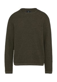 QS - Strickpullover, Baumwolle, für Herren - 99W0 GREY/BLACK
