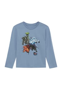 Sanetta - Langarmshirt, Baumwolle, für Kinder - 1948 WHITE PEBBLE