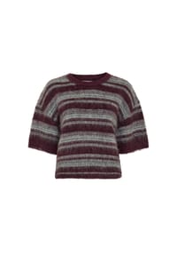 MSCH COPENHAGEN - Pullover Lycie 2, Halbarm, für Damen - P PURPLE/H GRAY