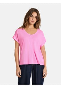LIEBLINGSSTÜCK - Damen T-Shirt aus Baumwoll-Viskose-Mix CrenildaL - 449-air blue