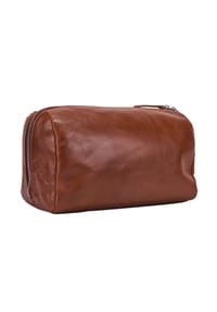 LEONHARD HEYDEN Cambridge - Cambridge Kulturbeutel Leder 26 cm - cognac