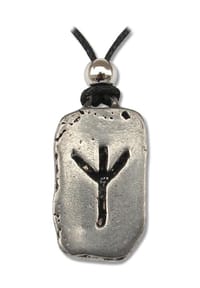 Adelia's - Anhänger Amulett Talisman Elhaz - Schutz - silber