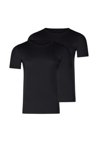 SKINY® - Unterhemd / Shirt Kurzarm 2er Pack Unterhemd / Shirt Kurzarm - Schwarz