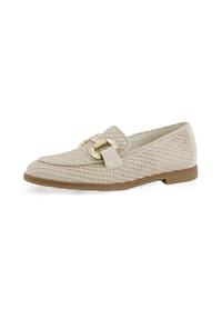 paul green - Slipper, Leder, für Damen - RAFFIA/S.SUEDE BEIGE