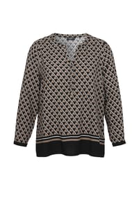 VIA APPIA -DUE- - Bluse Große Größen - schwarz multicolor