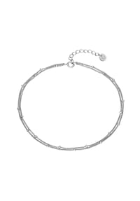 GLANZSTÜCKE MÜNCHEN - Damen Fusskette aus 925/- Sterling Silber in Silber - silber