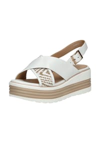 REGARDE LE CIEL - Leder/Textil Sandalen - Schwarz