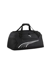 PUMA® - Sporttasche "Fundamental", Zweiwege-Reißverschluss, Netz-Seitentasche - BLACK