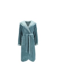 VOSSEN® - Bademäntel Damen Kapuze Balance Carmen cosmos/shell - 0004 - blau