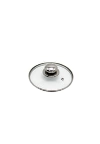 MICHELINO - Michelino Universal-Glasdeckel ø16 cm mit Dampfauslass & Edelstahlknop - 