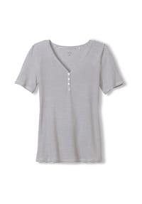 CALIDA - Damen T-Shirt, V-Neck Favourites - dark lapis blue