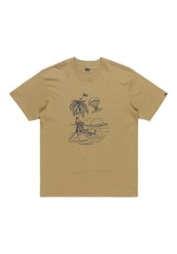 QUIKSILVER - T-Shirt Ev Tuned Out - braun