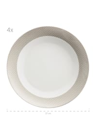 MÄSER Kitchen Time II – Servizio Da Tavola 16 Pezzi Porcellana Pastello Per 4 Persone, Lavastoviglie E Microonde - 3