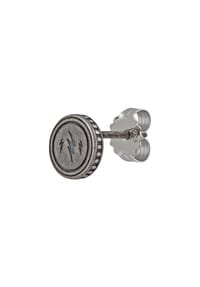 caї - Single Ohrstecker 925/- Sterling Silber - Silbergrau