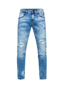 RUSTY NEAL® - Jeanshose MINO in klassischem Look - Black Used