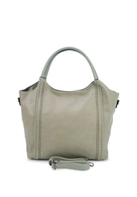 HARPA - Handtasche KEEVA mt zierlichen Nieten - eclipse black