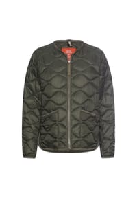 camel active - Steppjacke mit 2-Wege Reißverschluss - Orange