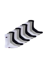 Champion® - Unisex Socken, 12 Paar - Crew Socken Basic - Blau/Weiß/Grau