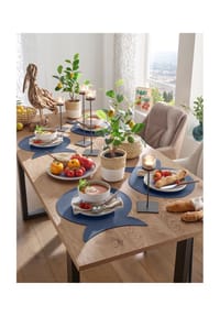 heine - Platz-Set - dunkelblau