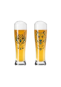 RITZENHOFF Weizengläser "Brauchzeit Weizen 001", 2er-Set - Brauchzeit Weizen 001 - TRANSPARENT