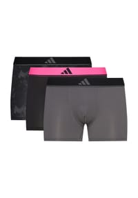 adidas - Retro Short / Pant 3er Pack Active Micro Flex Eco - Schwarz / grau