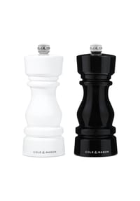 COLE & MASON - London Acryl schwarz und weiss Geschenkset - Black & White
