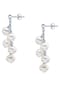 VALERO PEARLS Damen Ohrringe aus 925/- Sterling Silber in Silber mit Süßwasser-Zuchtperle Bild 2