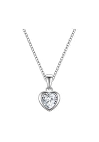 Rafaela Donata - Damen Kette aus 925/- Sterling Silber in Silber mit Zirkonia - silber