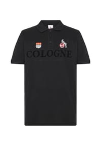 1. FC KÖLN - Trikot, 1. FC Köln, Polokragen, für Herren - SCHWARZ