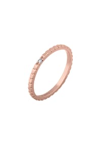 caї - Ring 925/- Sterling Silber 1 Zirkonia - rot