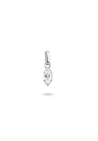 Thomas Sabo - Charm-Anhänger Geburtsstein April Connect - silber, weiß