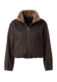 zero - Felljacke, Stehkragen, für Damen - 7711 DARK BROWN