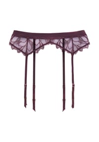 LASCANA - Strumpfgürte, Spitze, für Damen - BORDEAUX
