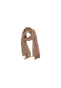 SEEBERGER - Cashmere Schal 200x40cm in flauschigen Look 19610-0 - leinen