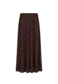 Nümph - Rock, Gummibund, für Damen - 5034 CHOCOLAT PLUM