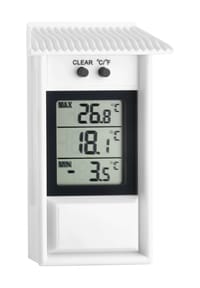 TFA® - Digitales Thermometer "Maxima-Minima", LCD-Display - WEISS