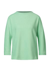 Street One - Shirt, Stehkragen, 3/4-Arm, für Damen - 26342 TENDRIL GRE