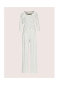 MADELEINE - Eleganter Jumpsuit mit Layering-Oberteil - wollweiß