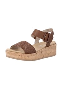 remonte® - Lederimitat Sandalen - Braun