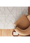 WECONhome Kurzflorteppich Pelle - Kurzflorteppich, Rauten, Relief, Naturtöne, Wohn-, Schlafzimmer Bild 11