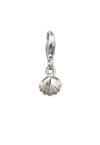 elli. - Charm Muschel 925 Sterling Silber - Gold