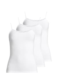 Nina von C. - Spaghetti Top 3er Pack Body & Soul - Schwarz