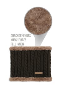 normani® - Winter-Fellschal Kebili - Braun/Braun