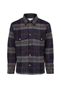SELECTED - Overshirt, Regular-Fit, Wollanteil, für Herren - 178814002 NAVY