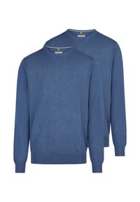 Redmond - Pullover 2er Pack Basic - Schwarz