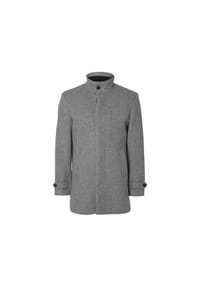 SELECTED - Cabanjacke, Wollanteil, Stehkragen, für Herren - 179099 BLACK