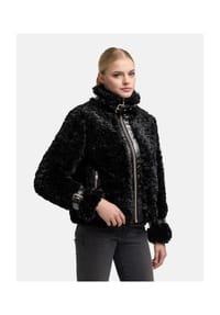 NAVAHOO® - Plüschjacke Wuschelwonne 14 - Black