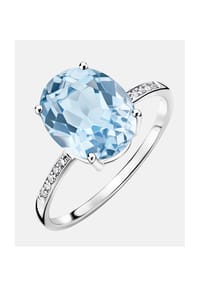 Diamant L'eternel - Ring, mit Diamant, 375 Weißgold - white gold