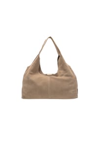 BOGNER FOUNEX - Schultertasche, Leder, Magnetverschluss, für Damen - BEIGE