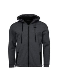 HERO BY JOHN MEDOOX® - JEAN MIT KAPUZE Herren Fleecejacke - black melange